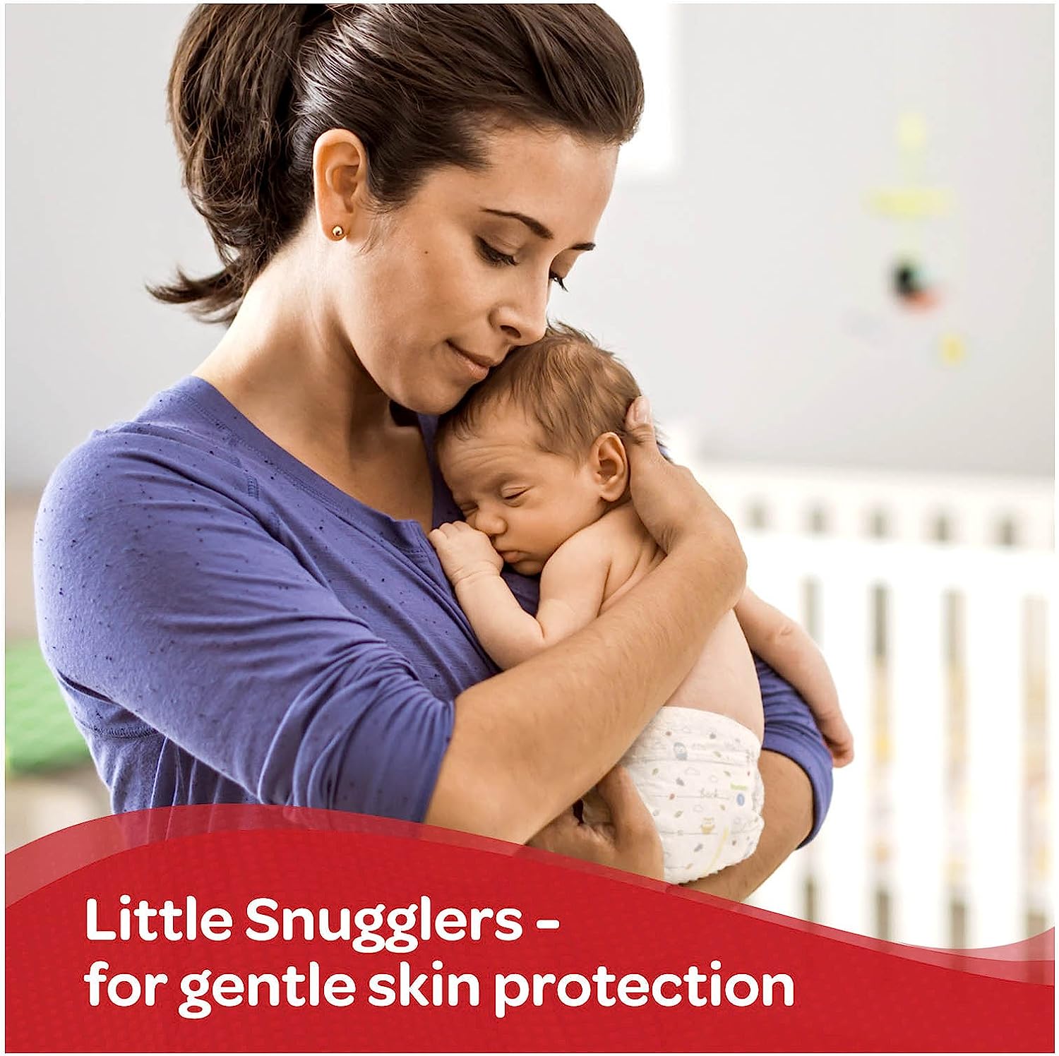 Baby Diapers Size Newborn (up to 10 lbs), 128ct, Huggies Little Snugglers - Image 2